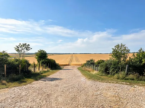 Farm field entrance for machinery transport planning